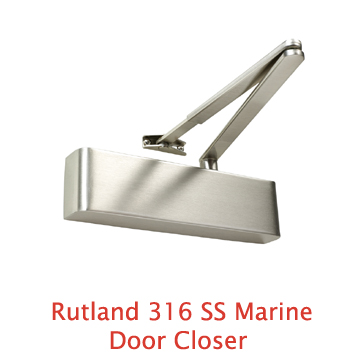 Rutland 316 SS Marine Door Closer